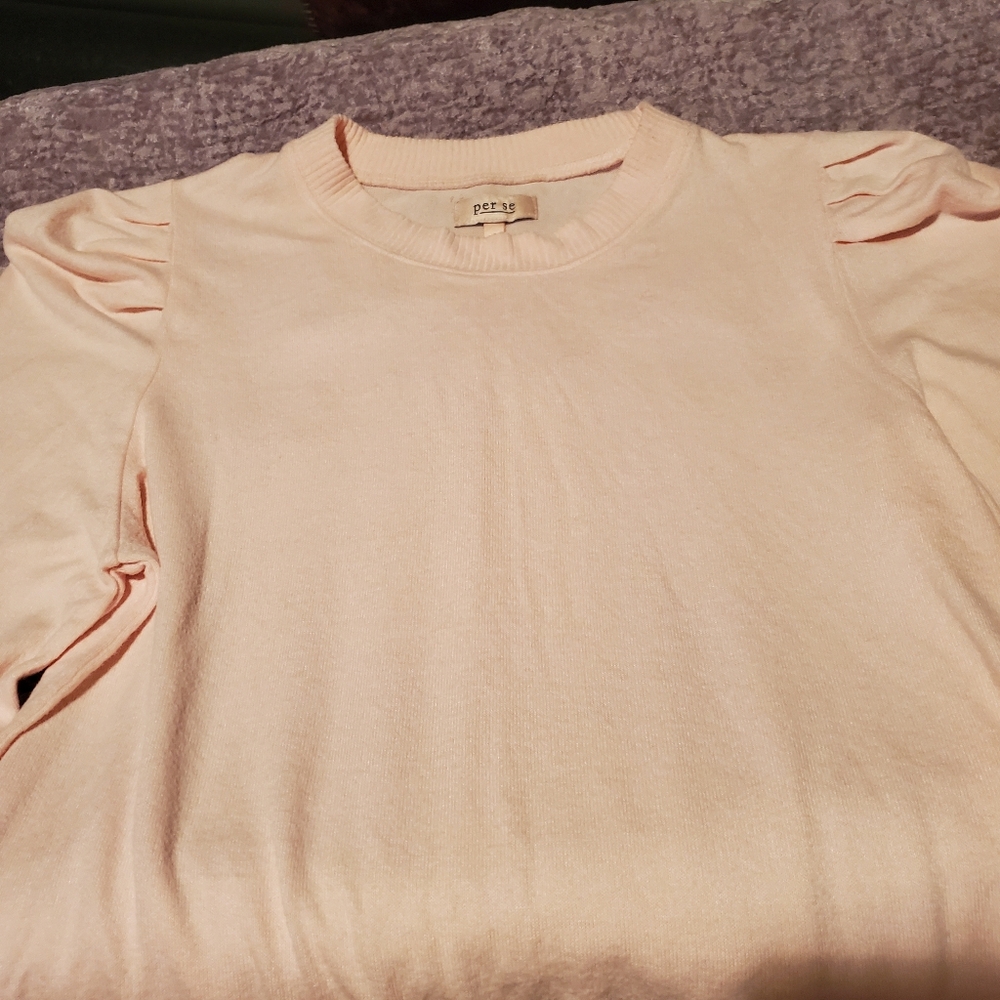 Peachy Pink Ruffle Sweater - Picture 12 of 14